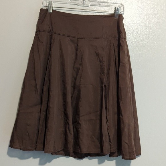 White House Black Market Dresses & Skirts - White House Black Market Brown A-Line Skirt 8